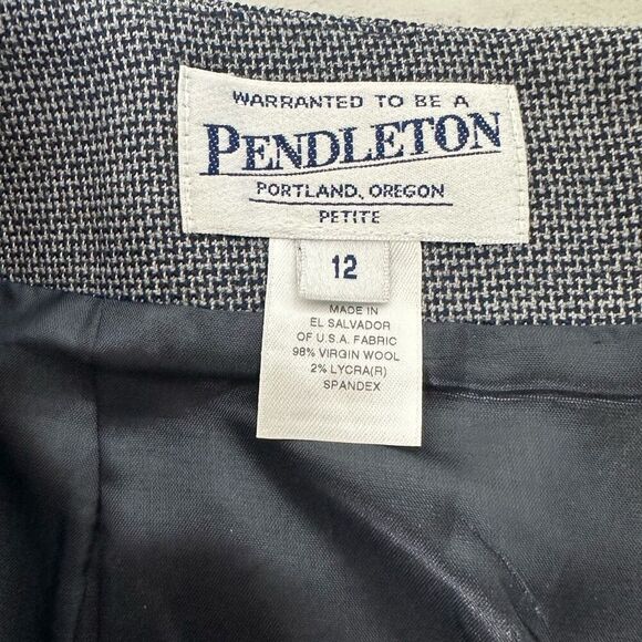 Pendleton Wool Lined Skirt size 12 Petite - Picture 3 of 9